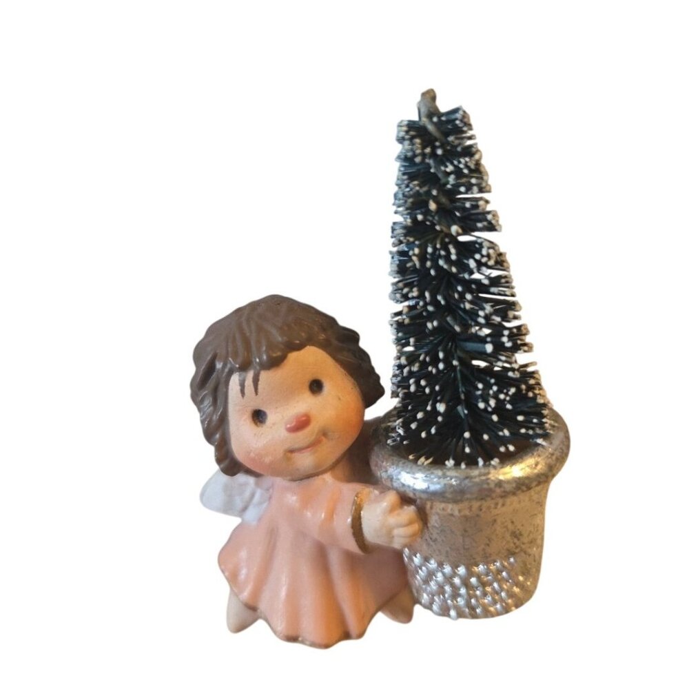 Hallmark Thimble Angel Figurine AS IS No Halo or Hanging Hook For Crafts Thimble
